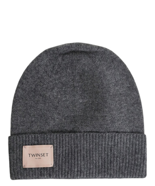 Cappello Donna in Lana Grigia Twinset Milano