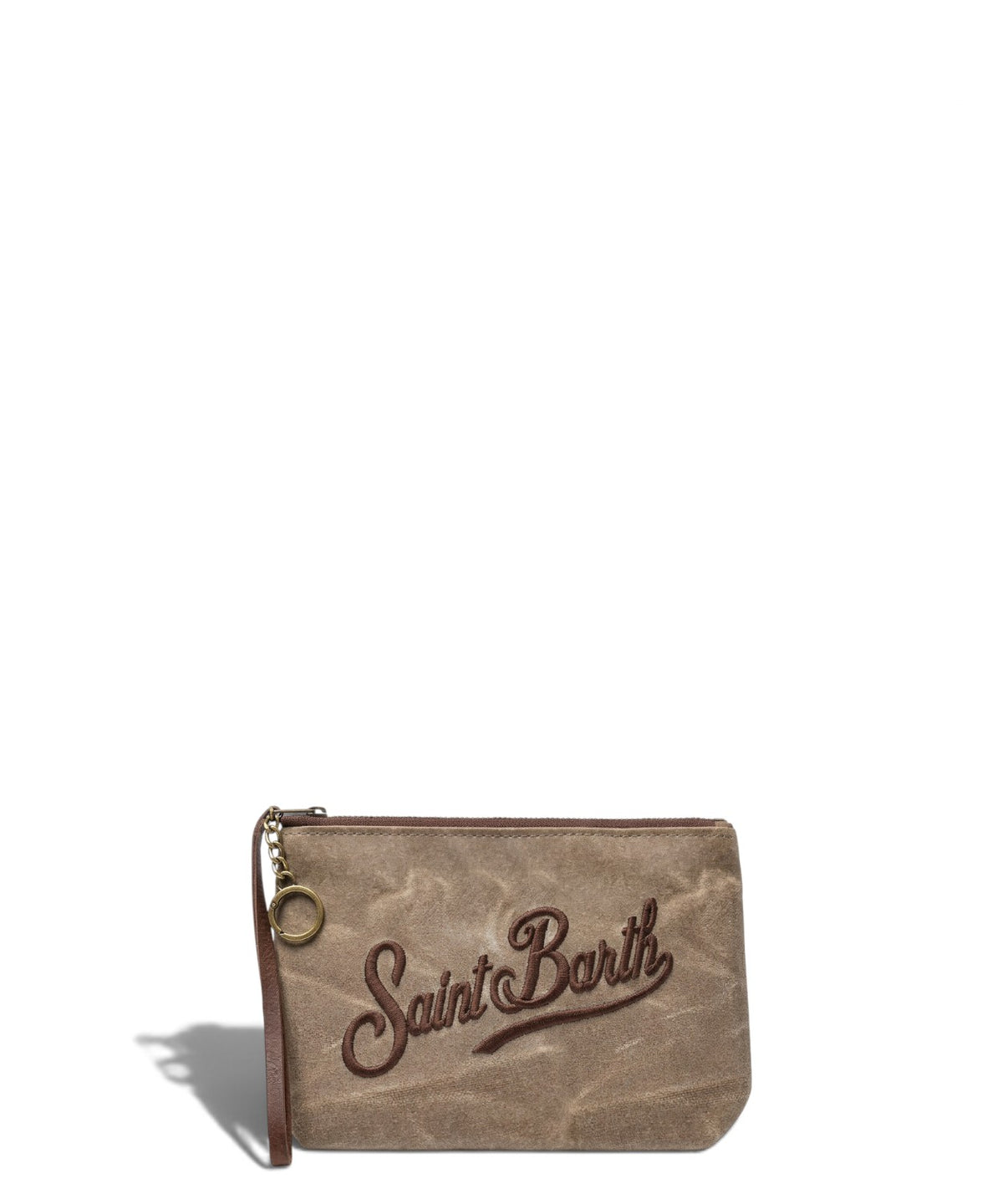 Pochette Aline Mini en velours côtelé avec logo