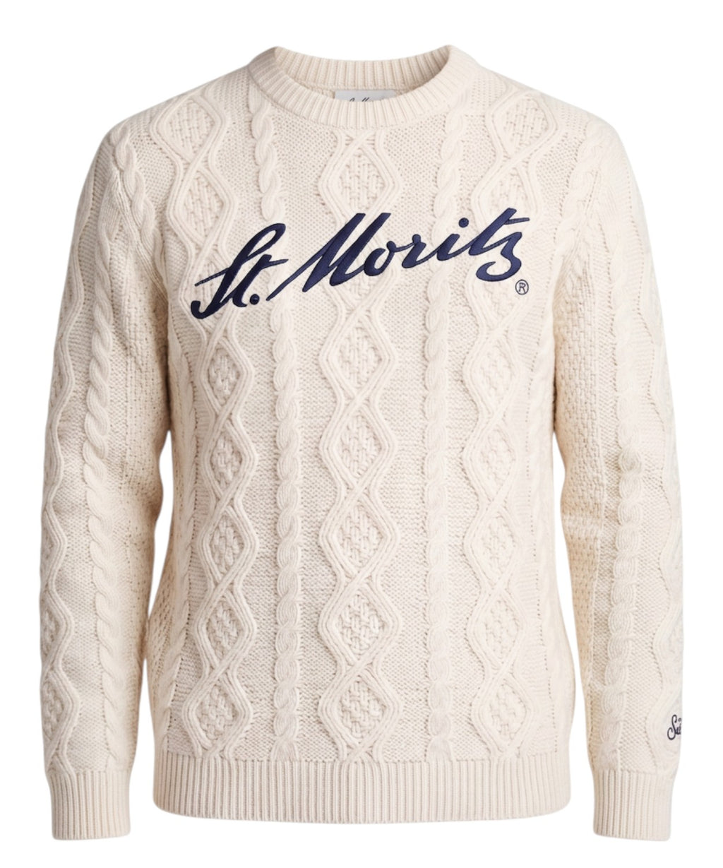 Pull Bergen Tricot en laine MC2 Saint Barth