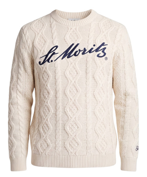 Maglione Bergen Tricot in Lana MC2 Saint Barth