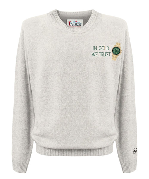 Pull Heron Light avec broderie "Sommelier..."