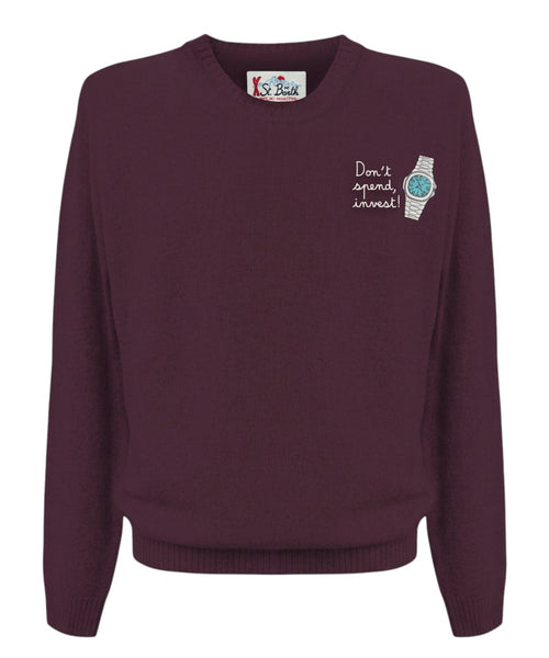 Pull Heron Light avec broderie "Sommelier..."