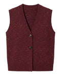 Gilet donna MC2 Saint Barth in lana con Bottoni