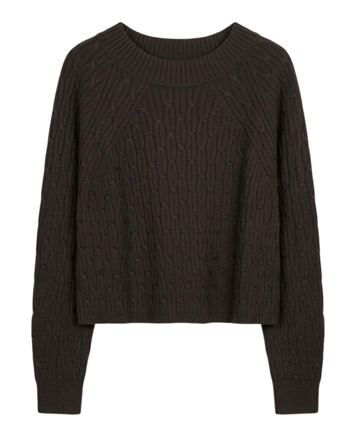 Maglione KABALA in Cotone con Trecce e Collo a Barca