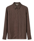 Camicia MM Max Mara Farea in seta con stampa all over