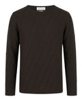 Maglione GINSENG in Lana con Motivo Asimmetrico