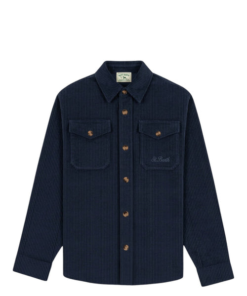 Veste Landeck en velours côtelé avec doublure sherpa