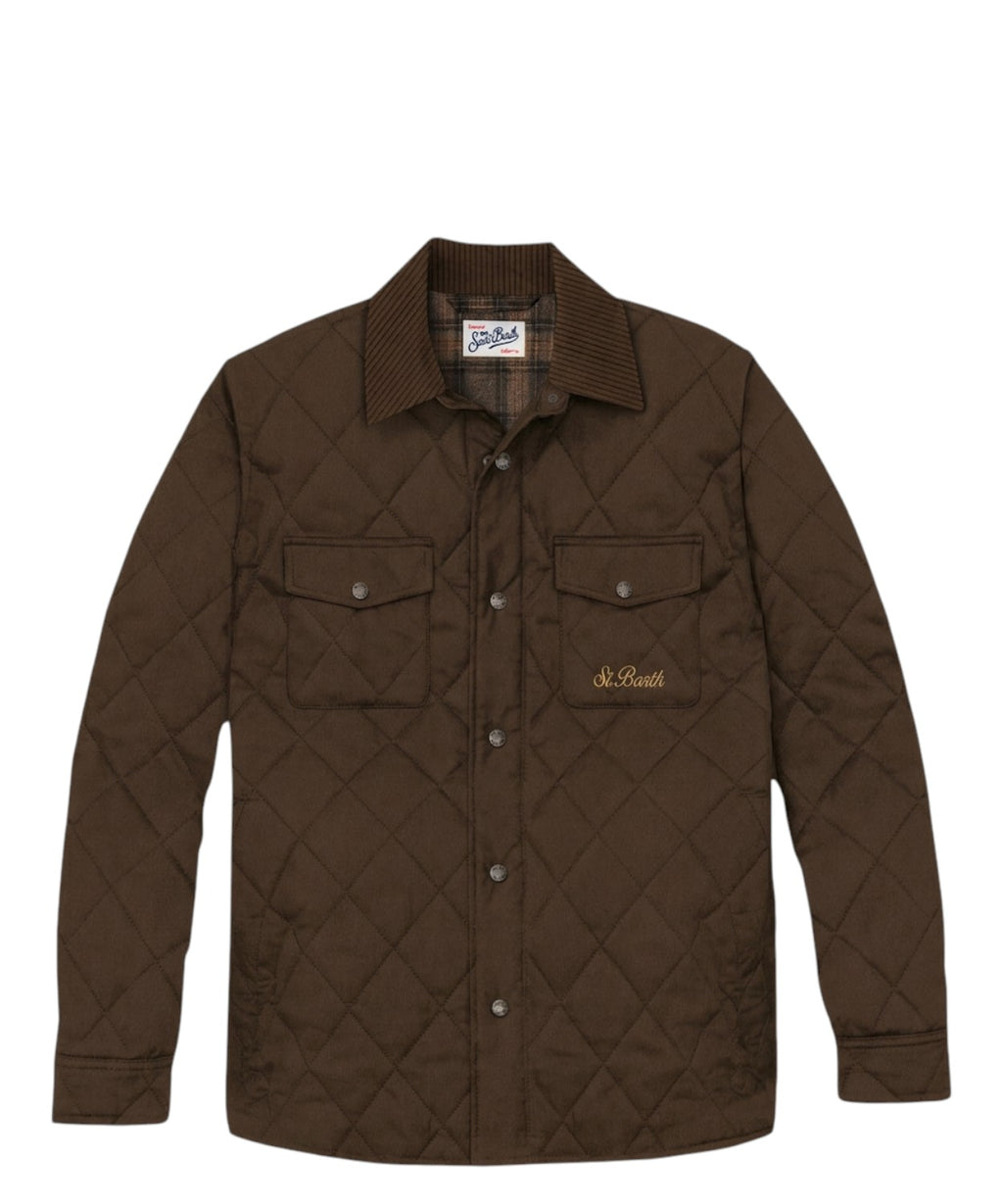 Veste Homme MC2 Saint Barth Bexley matelassée en coton ciré