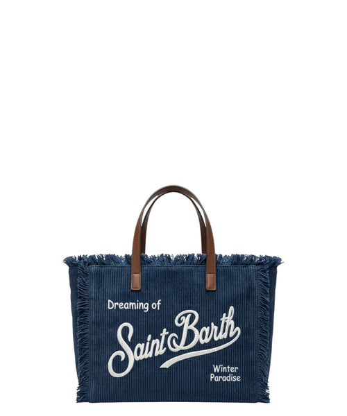 Borsa Vanity Mini in Velluto a Coste