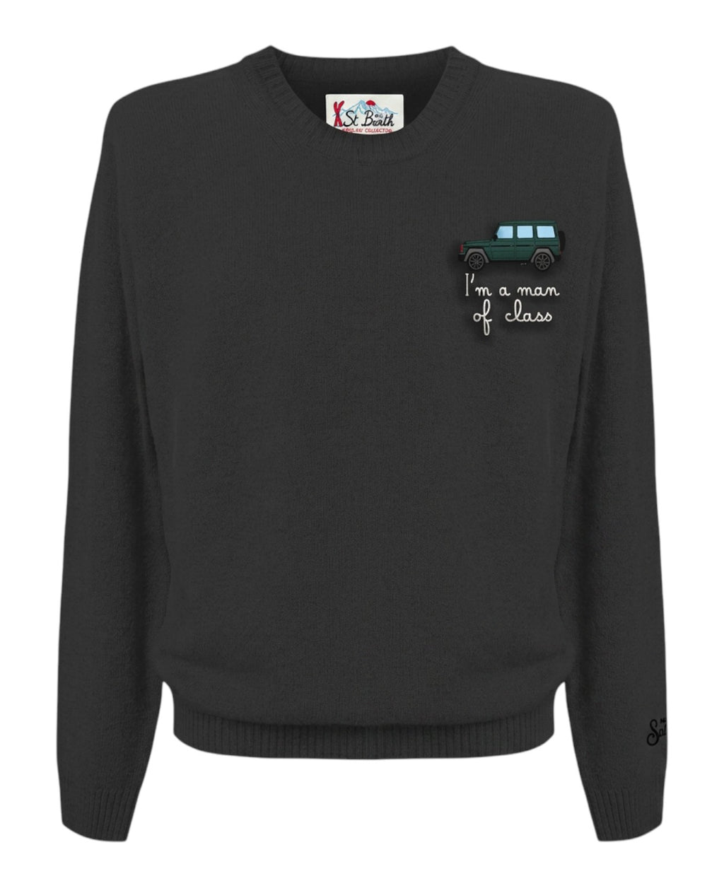 Pull Heron Light avec broderie "Sommelier..."