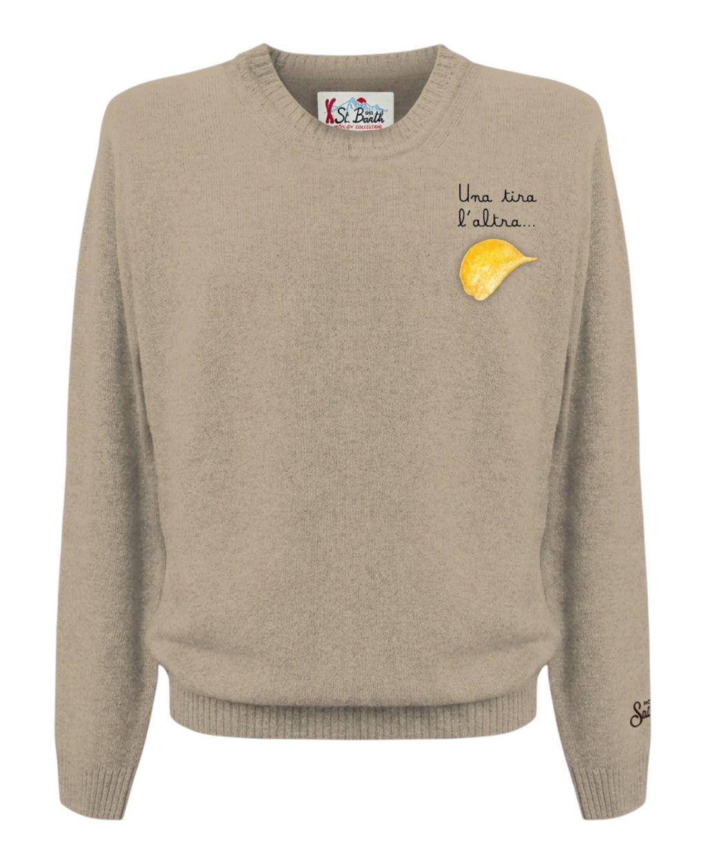 Pull Heron Light avec broderie "Sommelier..."
