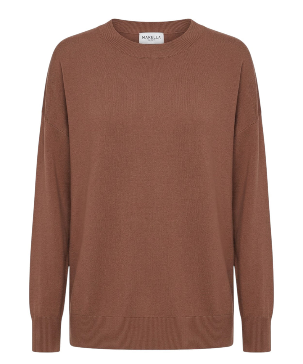 Maglione Marella Baffo in Filo di Cotone per Donna