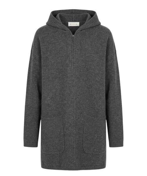 Parka MM Max Mara donna in panno di lana con cappuccio