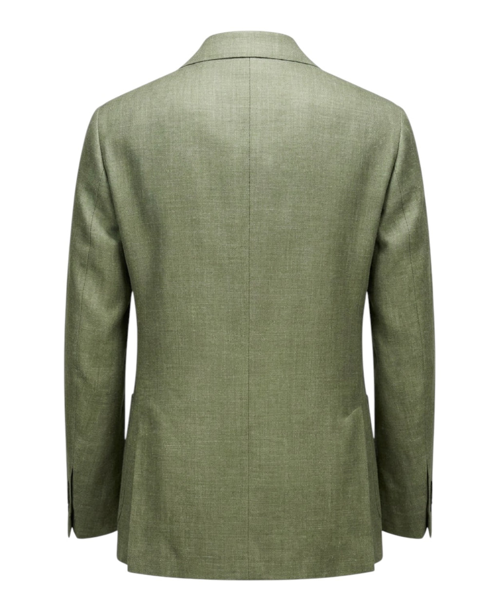 Veste Monopetto Sartitude en Mélange Soie et Lin
