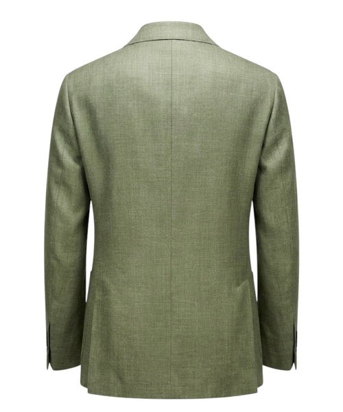 Veste Monopetto Sartitude en Mélange Soie et Lin