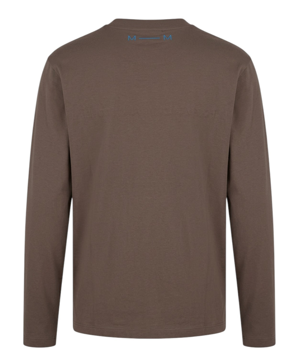 T-shirt à manches longues PINZA en coton avec logo