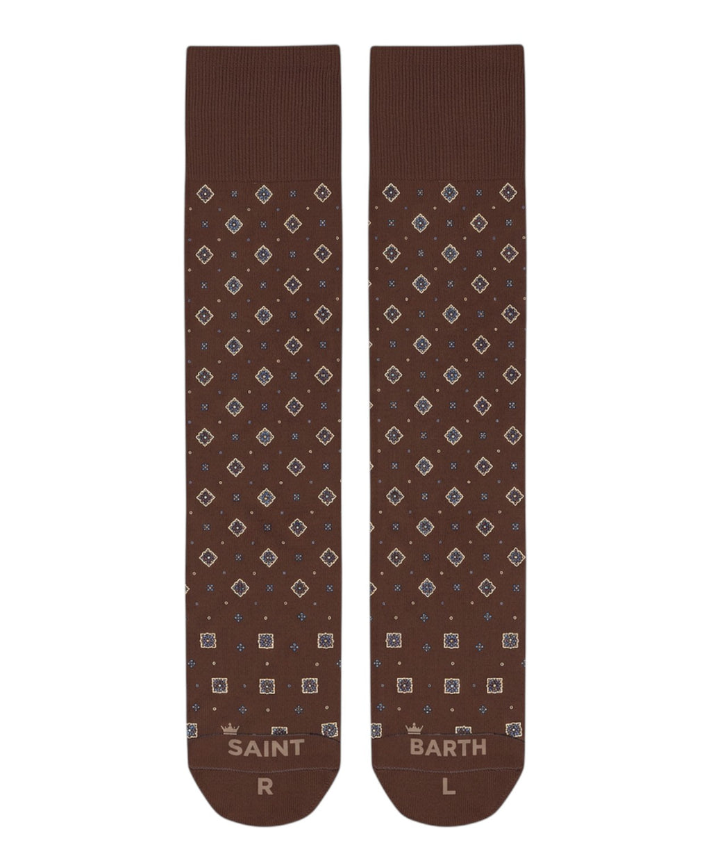 Calzini Jacquard in Cotone di Mc2 Saint Barth
