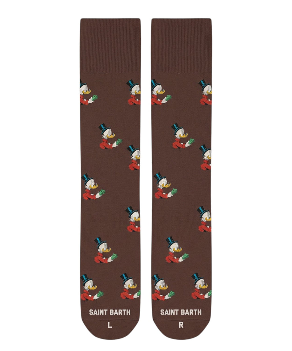 Calzini Jacquard in Cotone di MC2 Saint Barth Zio Paperone