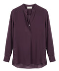 Camicia in Seta Liriche con Colletto alla Coreana