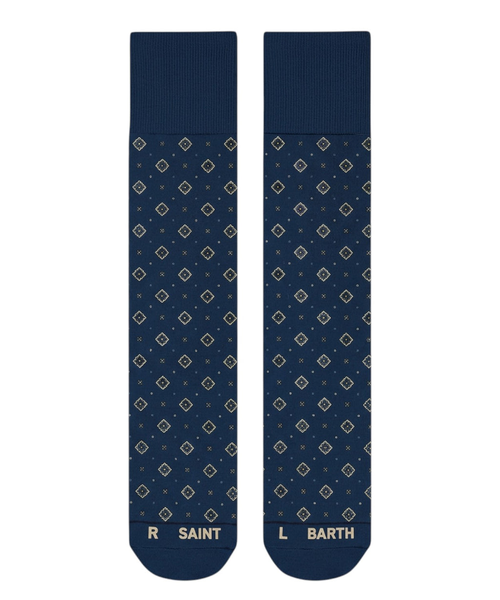 Calzini Jacquard in Cotone di MC2 Saint Barth