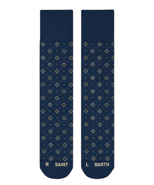 Calzini Jacquard in Cotone di MC2 Saint Barth
