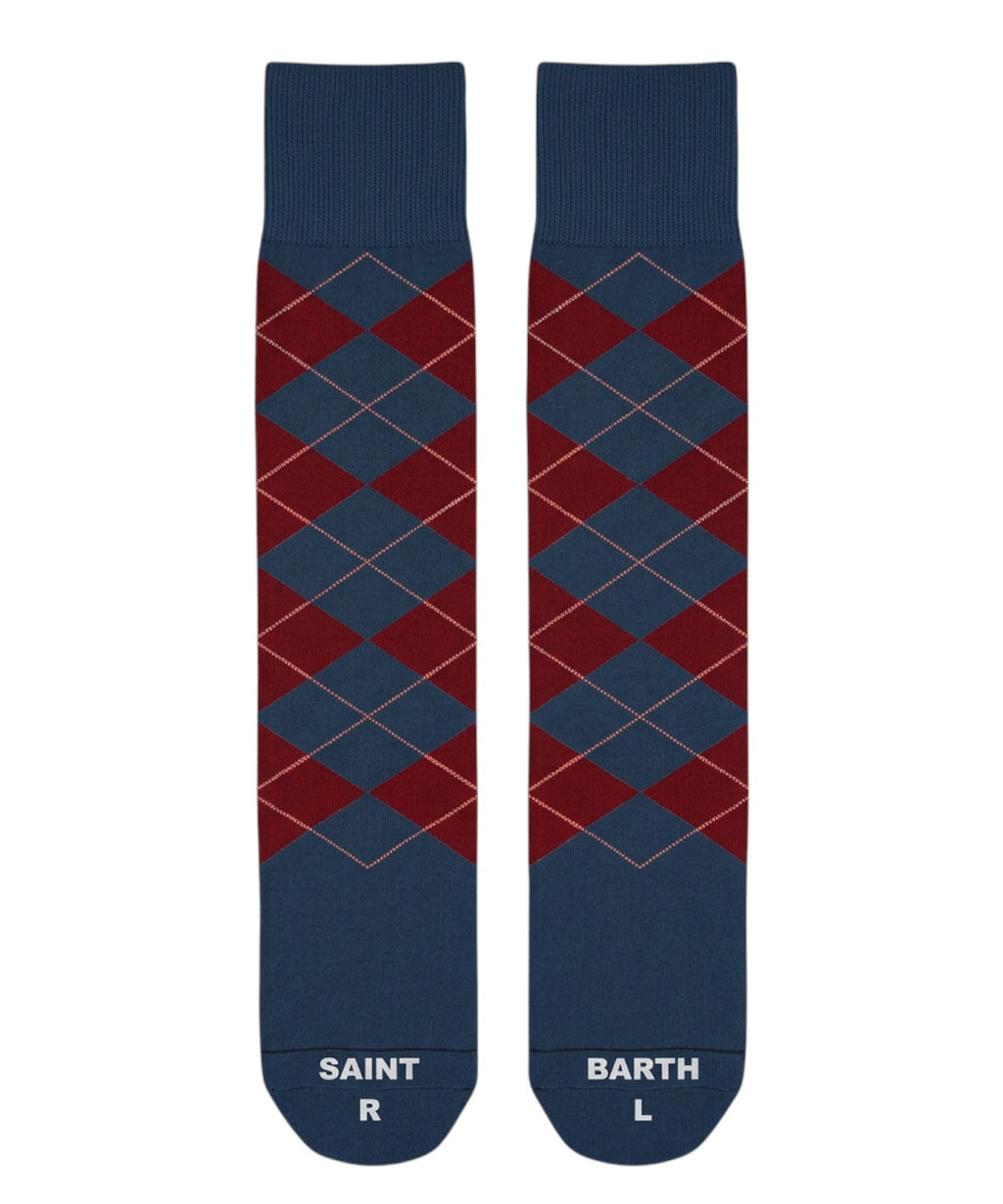 Calzini Jacquard in Cotone Mc2 Saint Barth