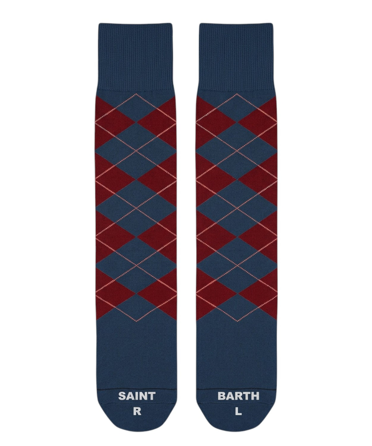 Calzini Jacquard in Cotone Mc2 Saint Barth