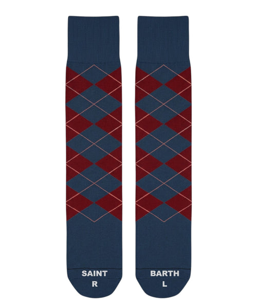 Calzini Jacquard in Cotone Mc2 Saint Barth