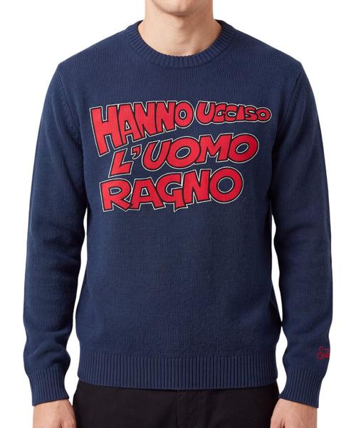 Pull homme Heron en cachemire Gin Tonic