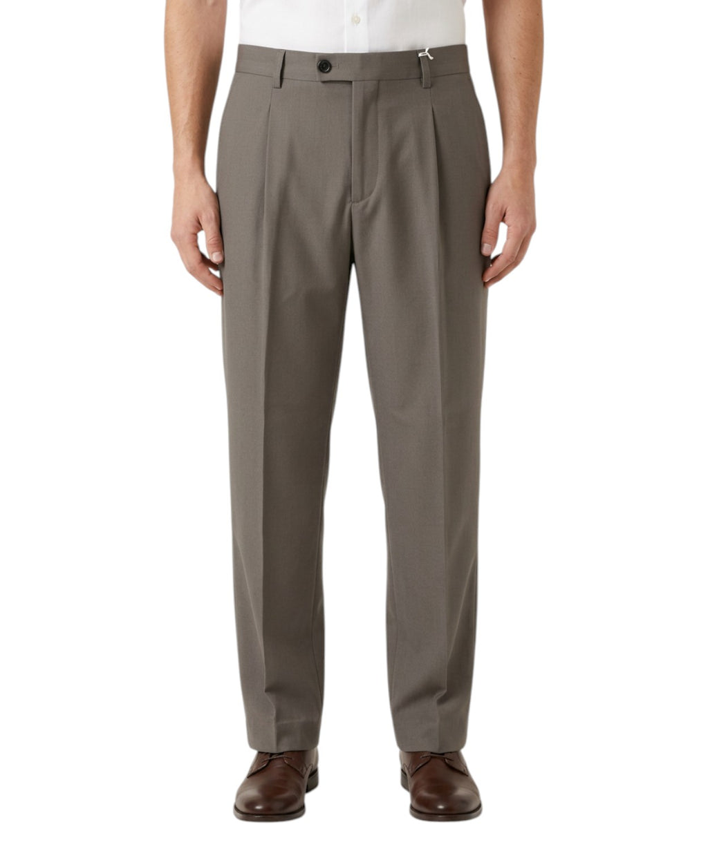 Pantalons élégants en laine stretch pour Homme Be Able