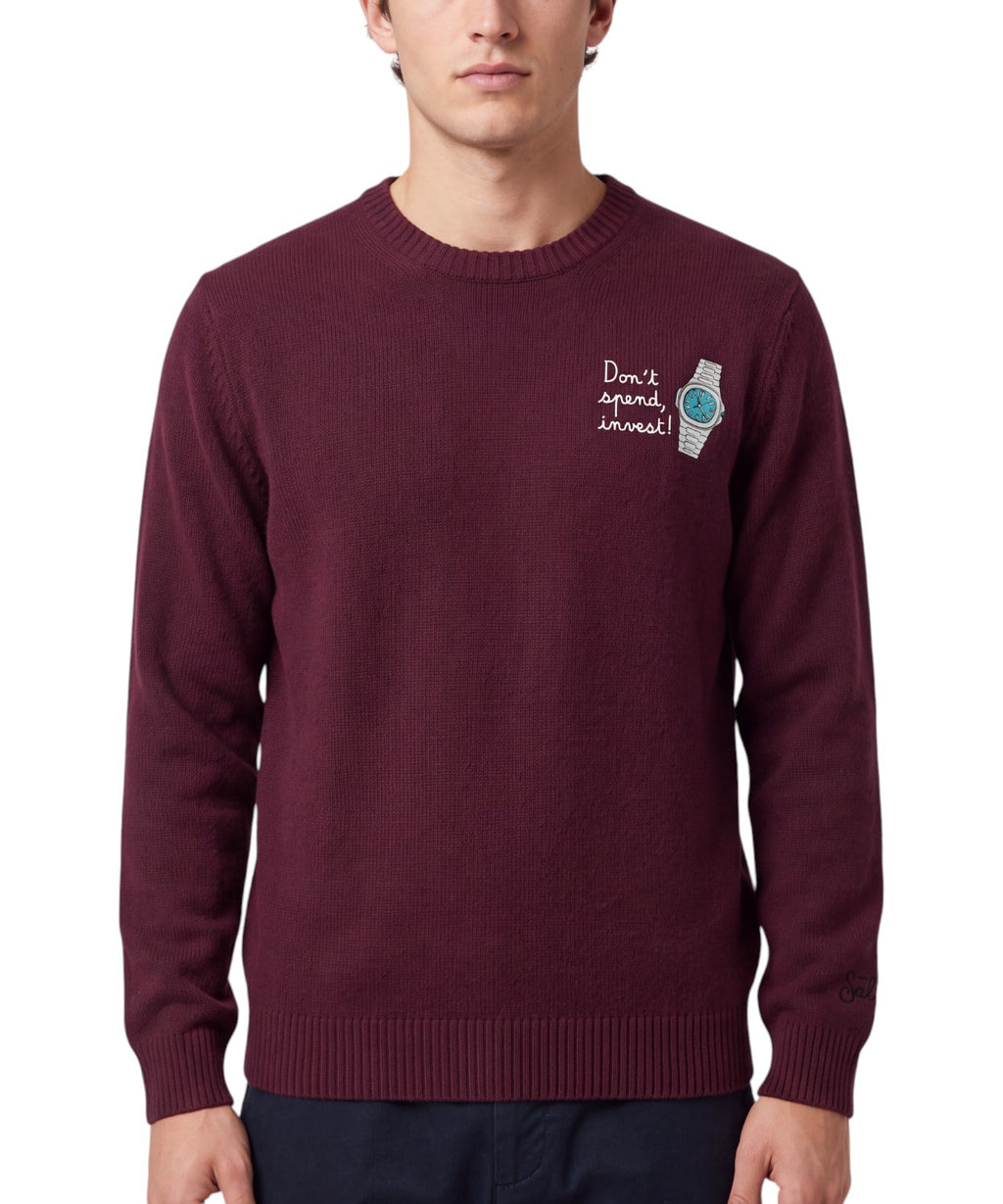 Pull Heron Light avec broderie "Sommelier..."