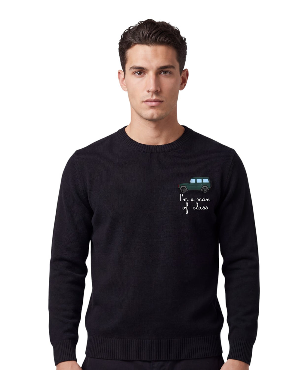 Pull Heron Light avec broderie "Sommelier..."