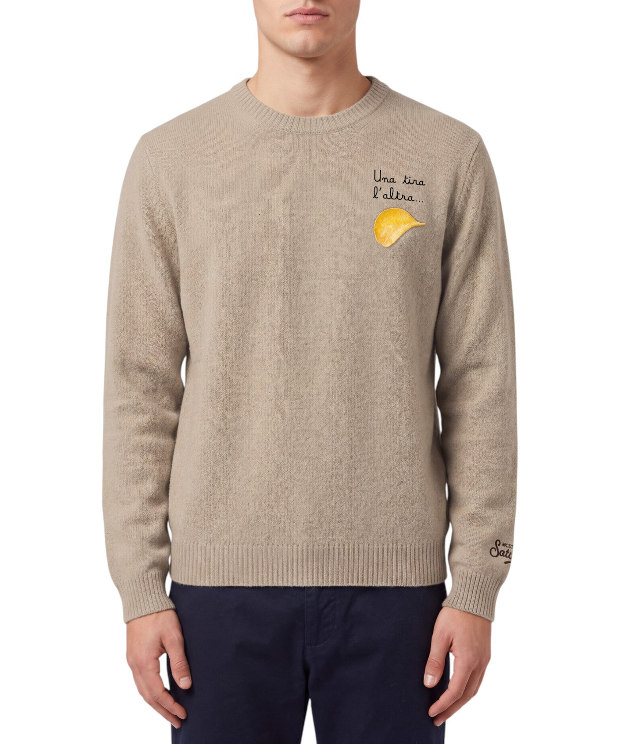 Pull Heron Light avec broderie "Sommelier..."