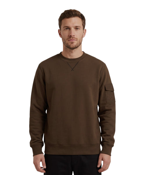 Sweatshirt Homme MC2 Saint Barth Aron avec poche sur la manche
