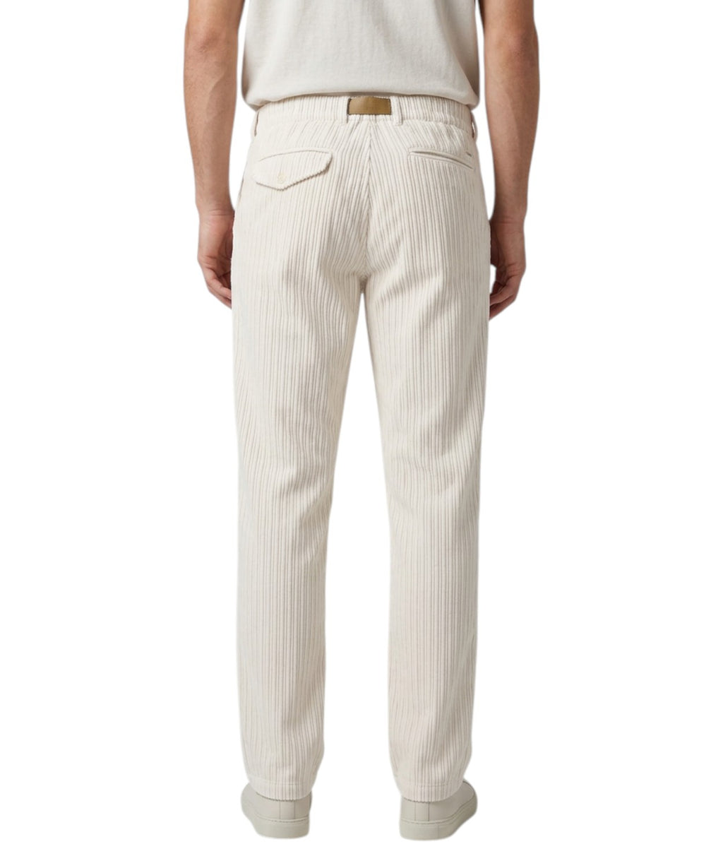 Pantaloni Uomo GREG in Velluto a Coste Larghe con Cintura