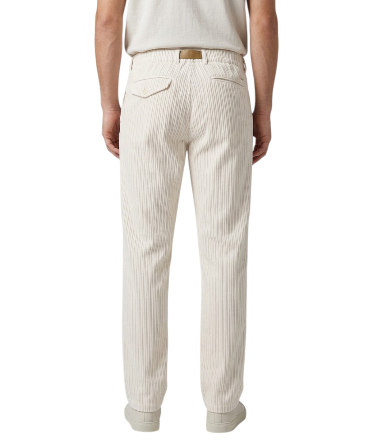 Pantaloni Uomo GREG in Velluto a Coste Larghe con Cintura