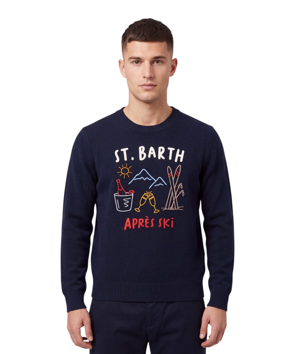 Pull homme Heron en cachemire Saint Barth Après Ski