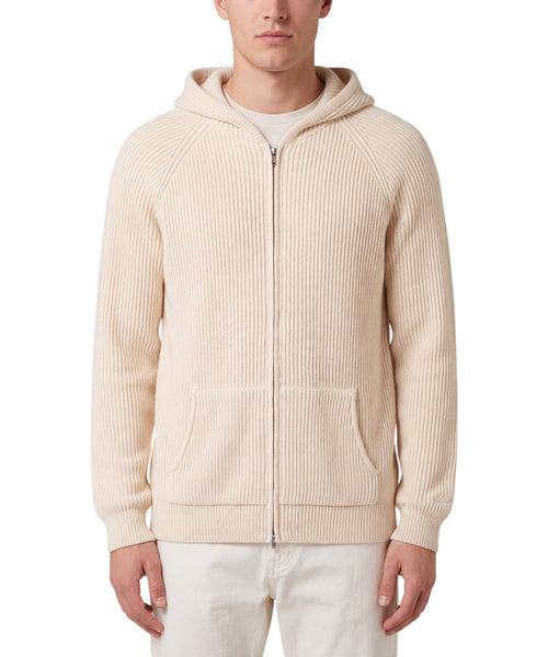 Maglia Malcolm in Lana con Cappuccio e Zip per Uomo