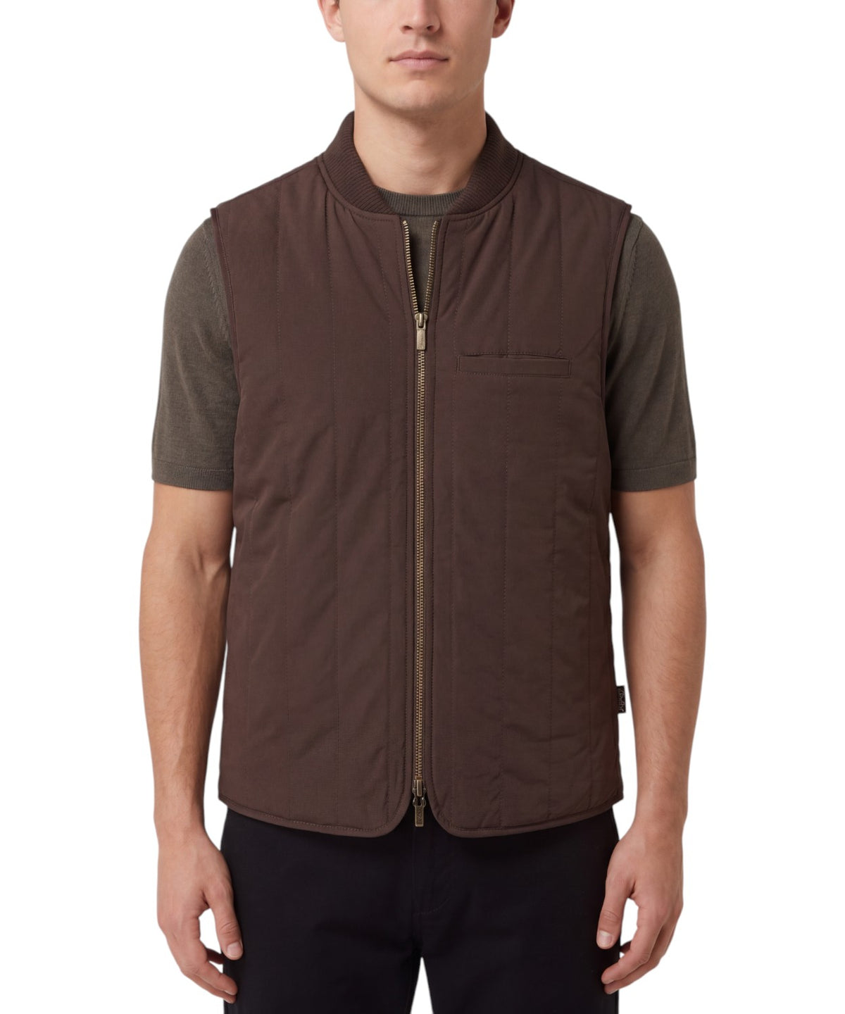 Gilet Spencer Reversibile in Lana Pied de Poule per Uomo