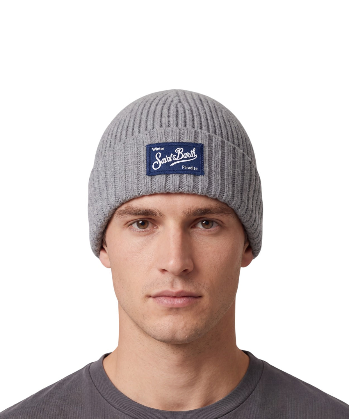Cappello MC2 Saint Barth in Lana Sheldon con Logo