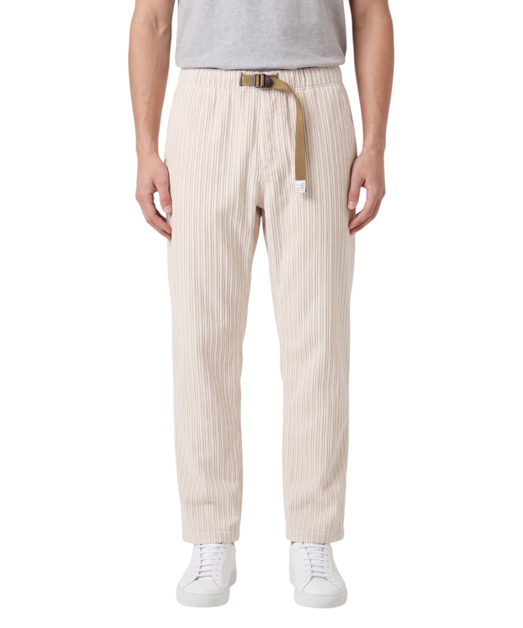 Pantaloni Uomo GREG in Velluto a Coste Larghe con Cintura