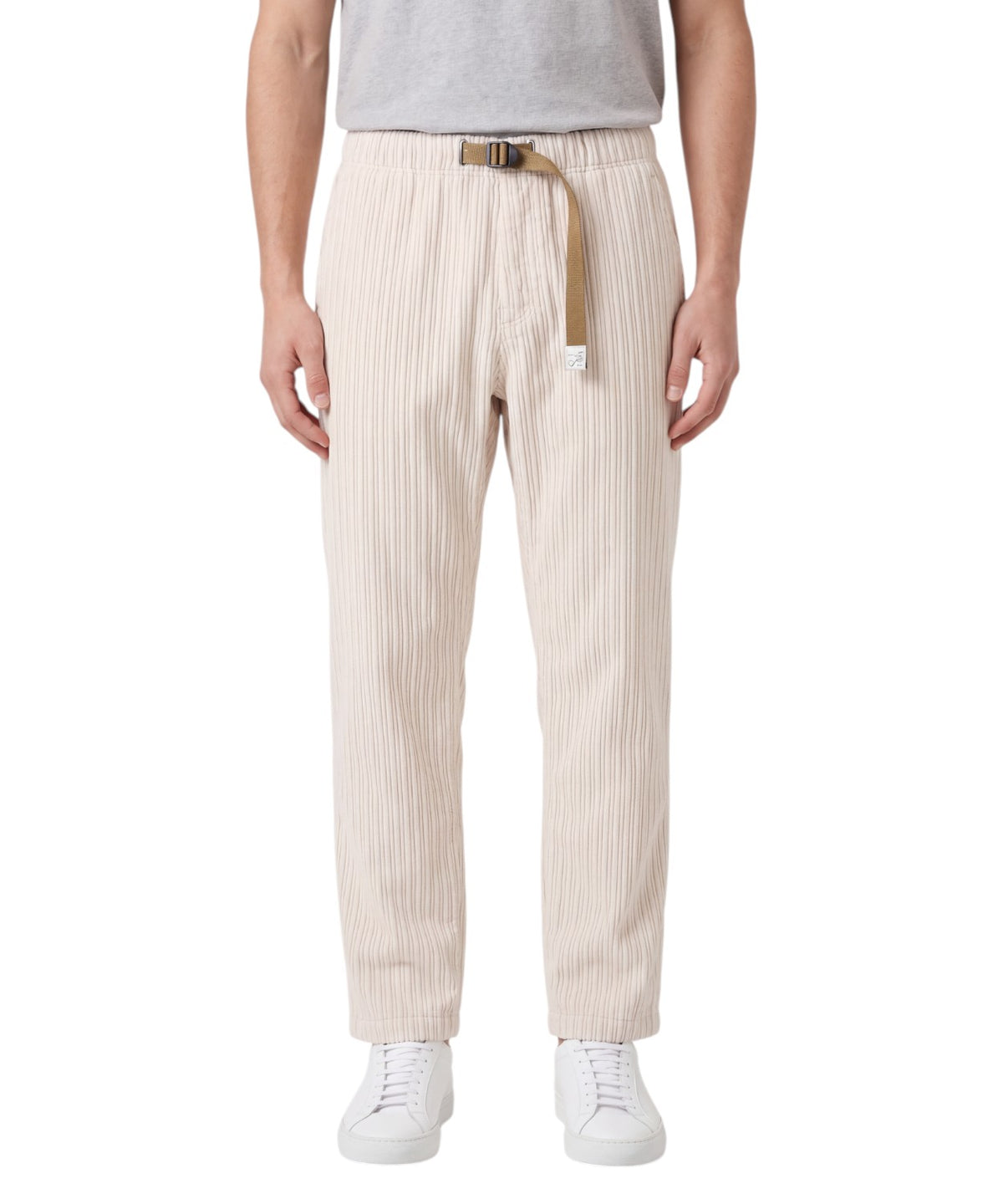 Pantaloni Uomo GREG in Velluto a Coste Larghe con Cintura