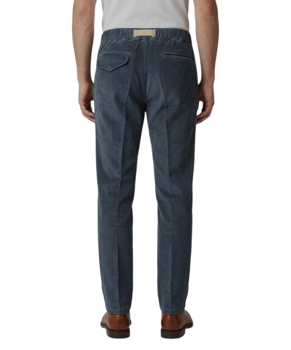 Pantaloni Uomo Velluto a Coste con Cintura