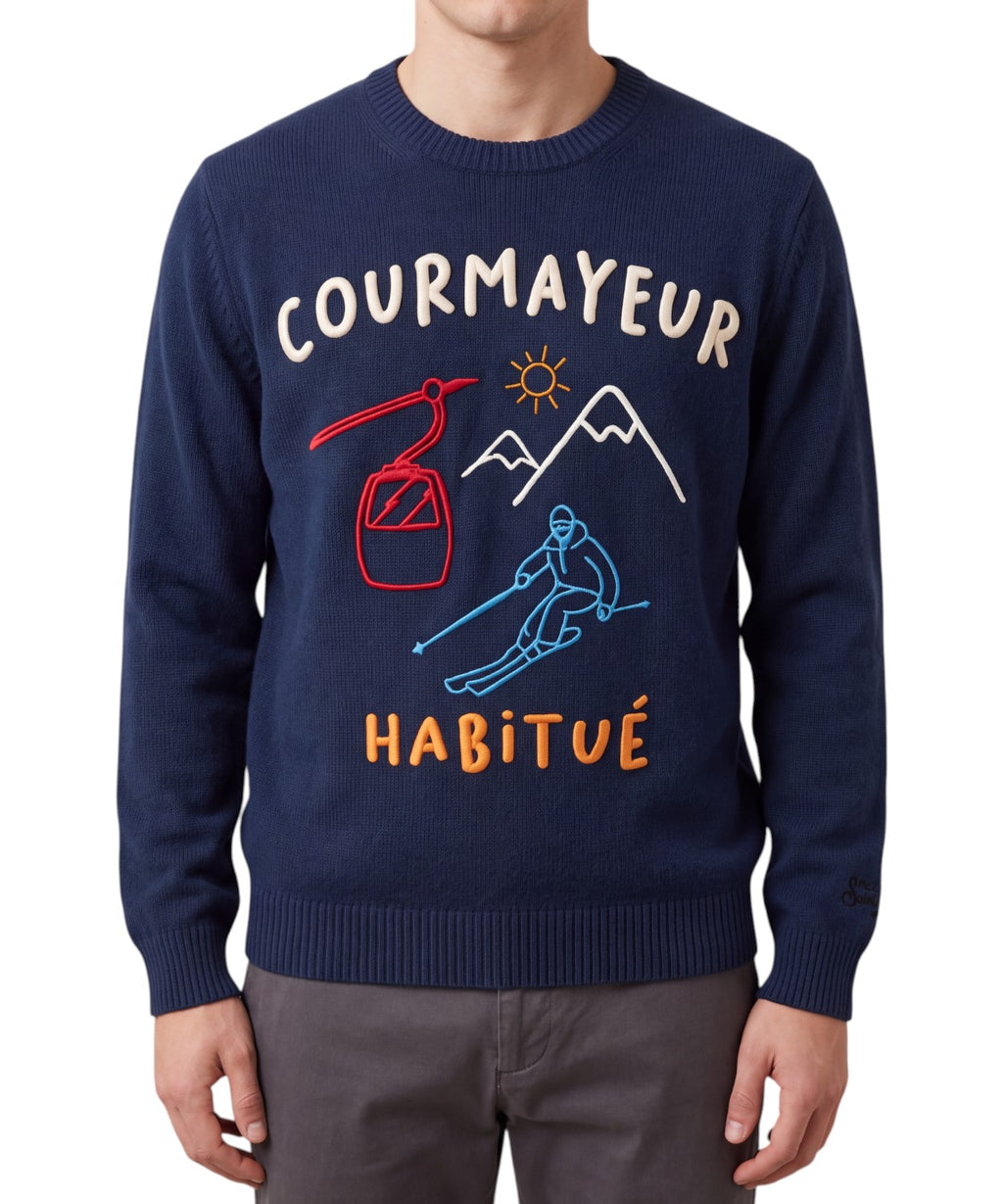 Pull homme Heron en cachemire Gin Tonic