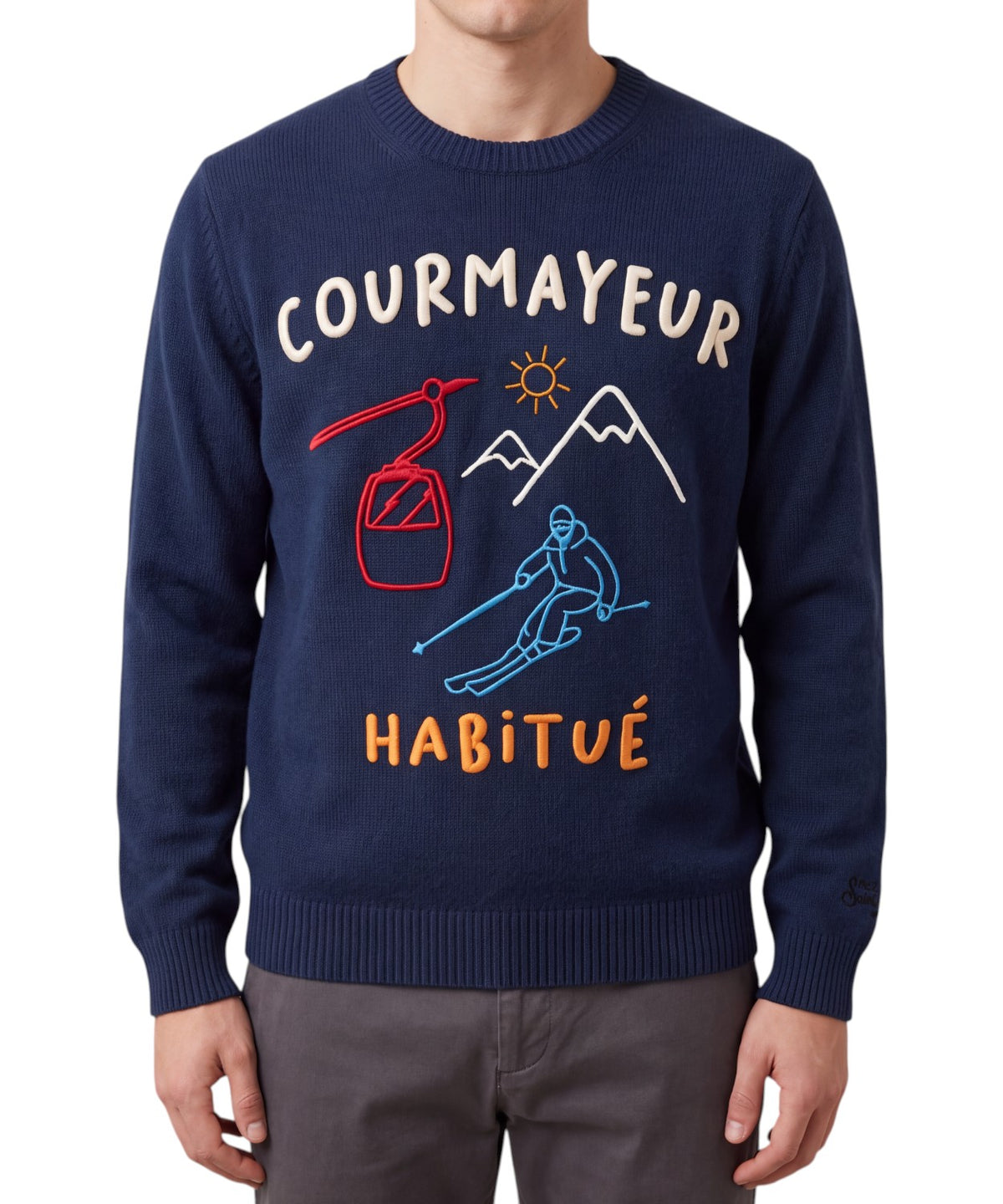 Pull homme Heron en cachemire Gin Tonic