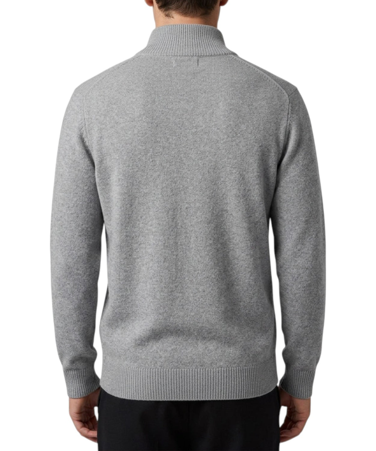Pull MC2 Saint Barth avec demi-zip et motif