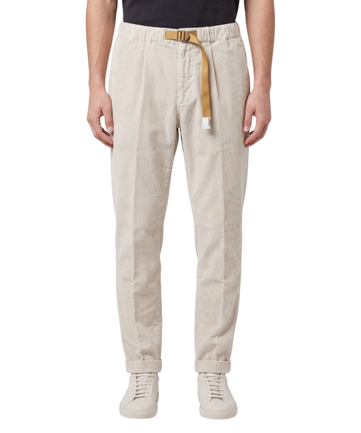 Pantalon homme GREG en velours côtelé avec ceinture