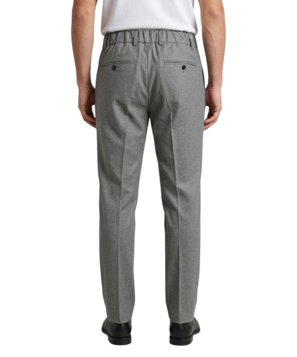 Pantalons avec cordon de serrage en laine vierge BE ABLE