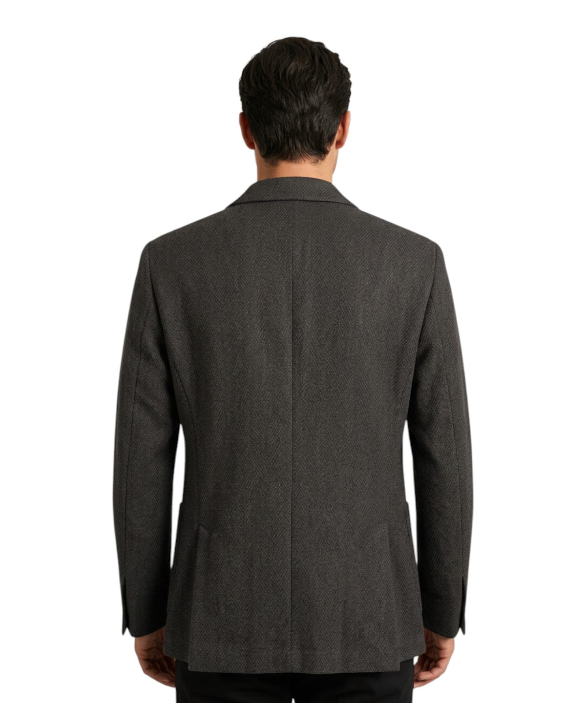 Veste croisée en laine et cachemire pour hommes