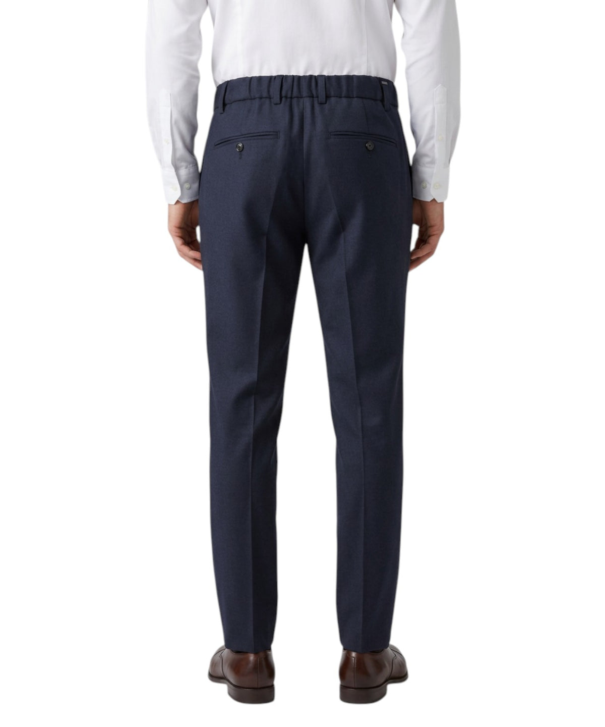 Pantalons élégants en laine avec cordon de serrage BE ABLE